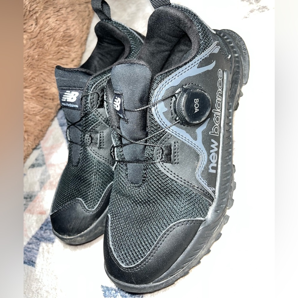 New Balance Kids Black Sneakers with BOA System